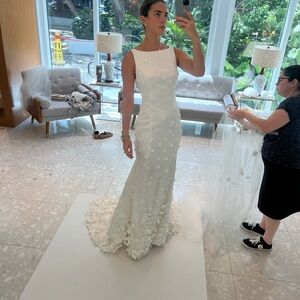 Viktor & Rolf White Floral Wedding Dress